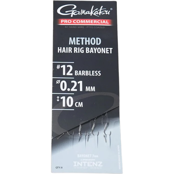 GAMAKATSU MONT. METHOD HAIR RIG BAYONET NR.12/0,21MM/10CM 8BUC/PL