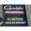 GAMAKATSU MONT. XSMETHOD HAIR RIG BAYONET NR.10/0,23MM/15CM 8BUC/PL