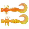 BERKLEY NALUCA POWER CURLY 4CM FLUO ORANGE/SUNSHINE YELLOW 12BUC/PL