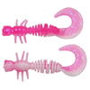 BERKLEY NALUCA POWER CURLY 4CM PINK/WHITE 12BUC/PL