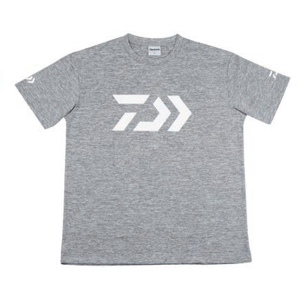 DAIWA TRICOU SHIRT SHORT S 31 LIGHT GRAY MAR.L