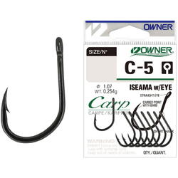 CARLIG OWNER C-5 CARP ISEAMA WITH EYE NR.2 8BUC/PL